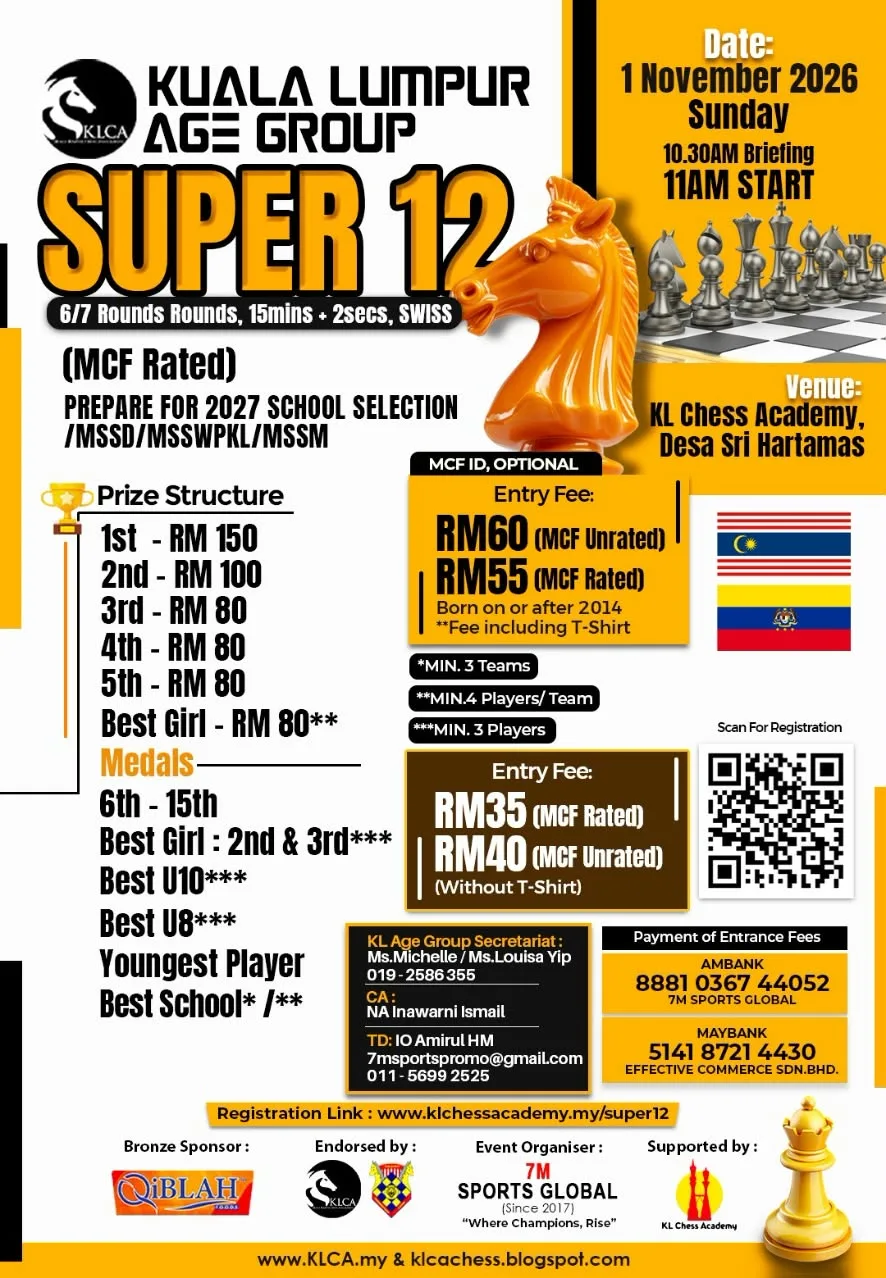 Kuala Lumpur Age Group Super 12 poster